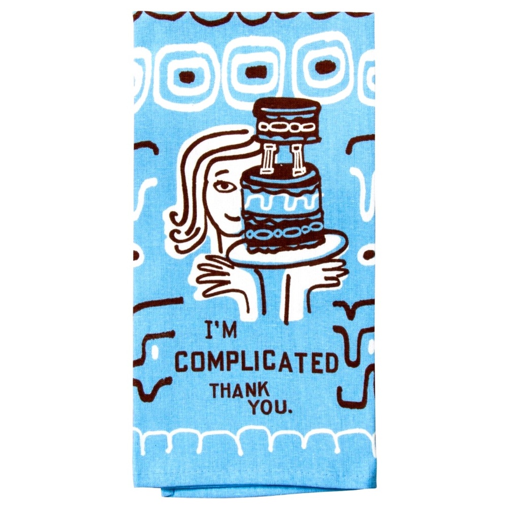 “I'm Complicated Thank you” Dish Towels (6)